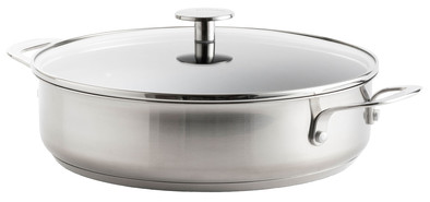 KitchenAid Stainless Steel Hapjespan met deksel 28 cm is nooit meer leverbaar