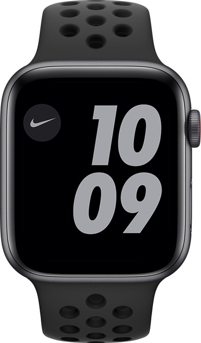 Le produit Apple Watch Nike SE 4G 44 mm Aluminium Gris Sidéral Bracelet Sport Noir ne sera plus jamais disponible