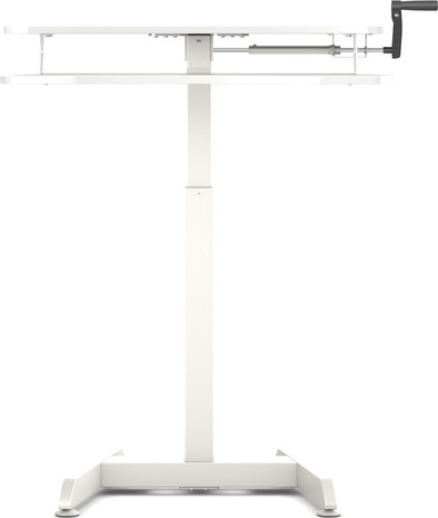 Worktrainer Small Hand Crank Sit-Stand Desk 80x40 White is no longer available