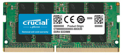 Crucial 16GB 2666MHz DDR4 SODIMM (1x16GB) is nooit meer leverbaar