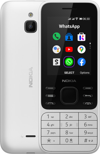 Nokia 6300 4G Wit is nooit meer leverbaar