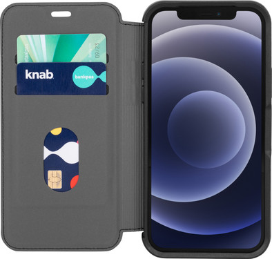 Otterbox Strada Apple iPhone 12 / 12 Pro Book Case Leer Zwart is nooit meer leverbaar