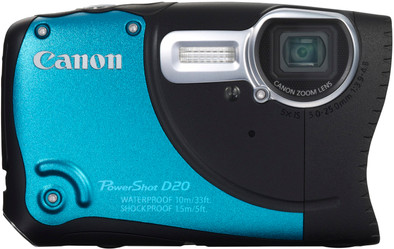 Canon PowerShot D20 Blue is nooit meer leverbaar