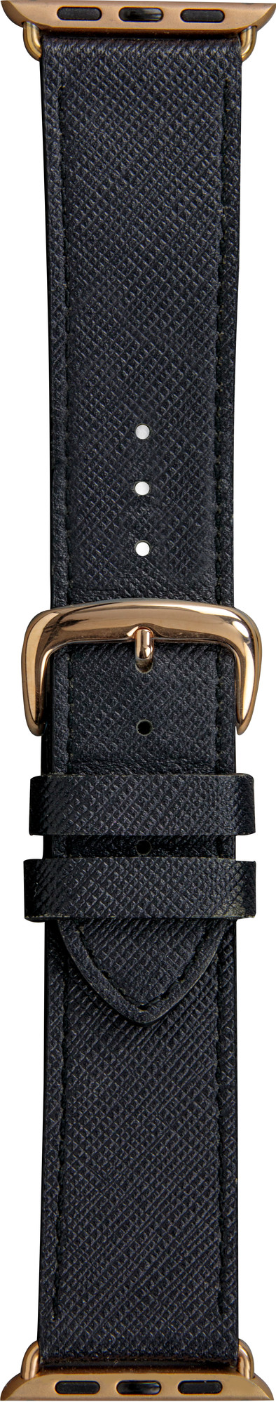 Le produit DBramante1928 Madrid Apple Watch 38/40 mm Bracelet en Cuir Noir/Or Rose ne sera plus jamais disponible