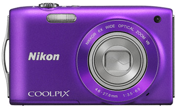 Nikon Coolpix S3300 Purple is nooit meer leverbaar
