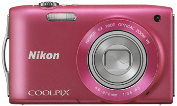 Nikon Coolpix S3300 Pink is nooit meer leverbaar