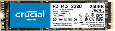 Crucial P2 SSD 250 GB is nooit meer leverbaar
