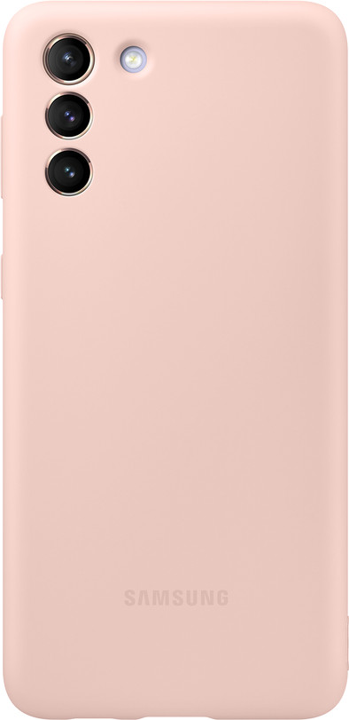 Samsung Galaxy S21 Plus Siliconen Back Cover Roze is nooit meer leverbaar