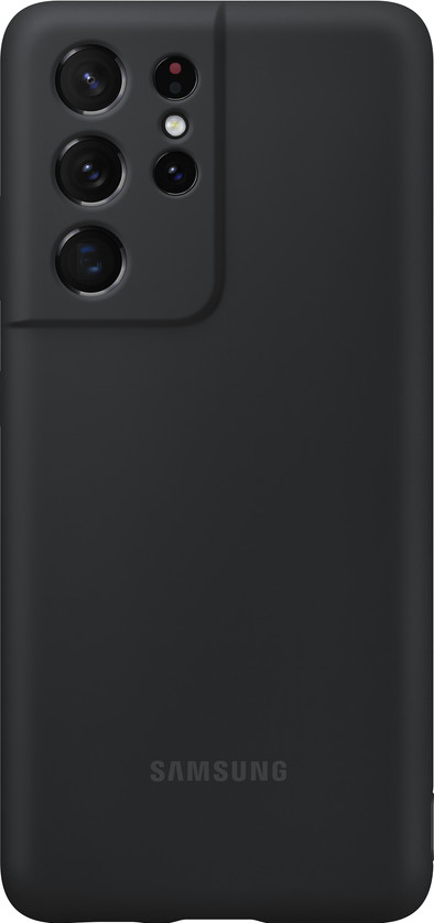 Samsung Galaxy S21 Ultra Siliconen Back Cover Zwart is nooit meer leverbaar