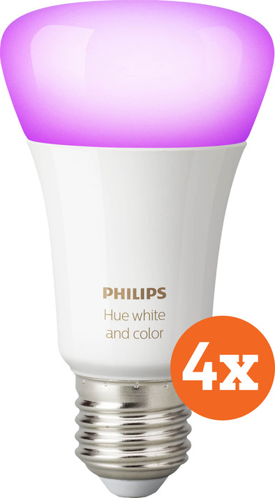 Philips Hue White and Color E27 Bluetooth 4-Pack is nooit meer leverbaar
