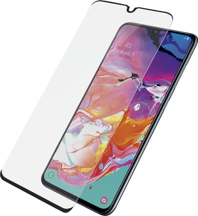 PanzerGlass Case Friendly Samsung Galaxy A70 Screenprotector Glas Zwart is nooit meer leverbaar