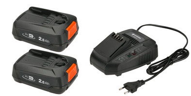 Le produit Gardena Batterie P4A QC 18V 2,5 Ah (x2) + Chargeur ne sera plus jamais disponible