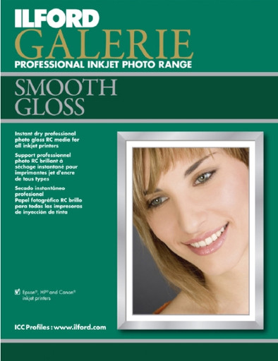 Ilford Galerie Smooth Gloss Paper 25 vel (A3) is nooit meer leverbaar