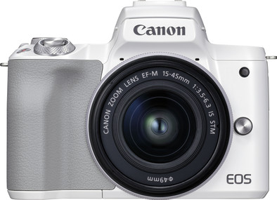 Le produit Canon EOS M50 Mark II Blanc + EF-M 15-45 mm f/3.5-6.3 IS STM Blanc ne sera plus jamais disponible