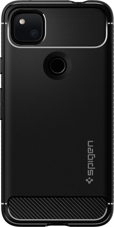 Spigen Rugged Armor Google Pixel 4a 5G Back Cover Zwart is nooit meer leverbaar