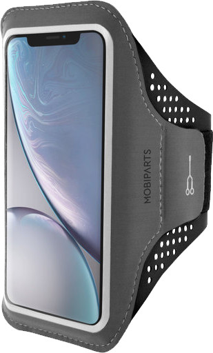 Mobiparts Comfort Fit Sportarmband Apple iPhone Xr Zwart is nooit meer leverbaar