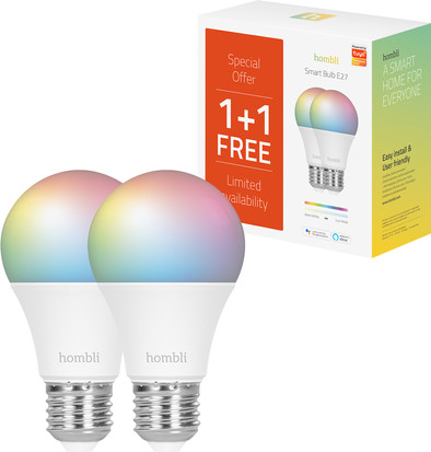 Le produit Hombli Smart Bulb E27 Tamisable Blanc et Couleur Lot de 2 ne sera plus jamais disponible