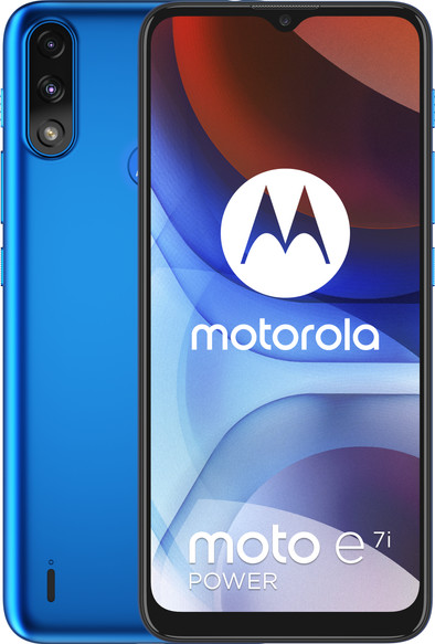 Motorola Moto E7i Power 32GB Blauw is nooit meer leverbaar