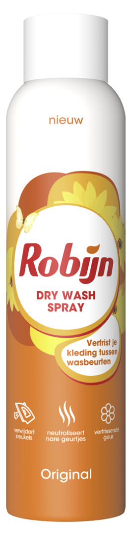 Le produit Robijn Dry Wash Spray Original 200 ml ne sera plus jamais disponible