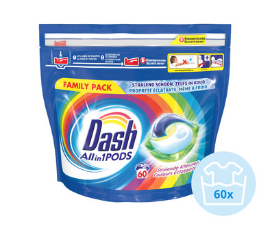 Dash All-in-1 Pods Color 60 stuks is nooit meer leverbaar