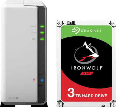 Synology DS120j + 3TB is nooit meer leverbaar