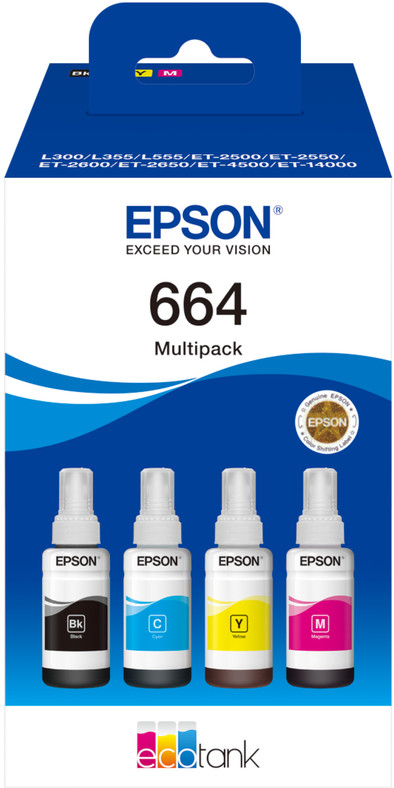 Le produit Epson 664 Bouteilles d'Encre Pack Combiné Couleur ne sera plus jamais disponible