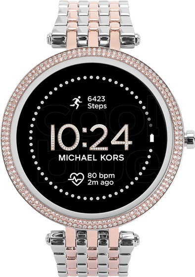 Michael Kors Darci Gen 5E Display MKT5129 Silver/Rose Gold is no longer available