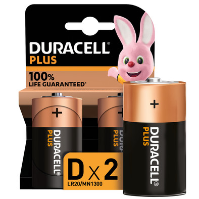 Duracell Alkaline Plus D batterijen 2 stuks is nooit meer leverbaar