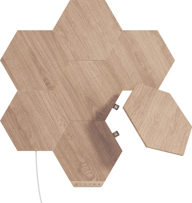 Nanoleaf Elements Wood Look Hexagons Starter Kit 13-Pack is nooit meer leverbaar