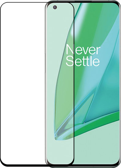 Azuri Curved Tempered Glass OnePlus 9 Pro Screenprotector Zwart is nooit meer leverbaar