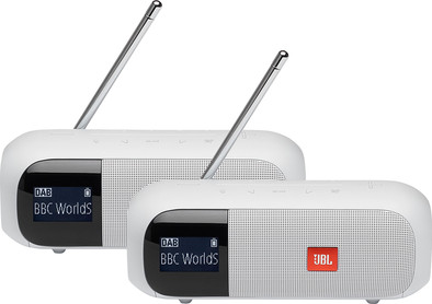JBL Tuner 2 Wit Duo Pack is nooit meer leverbaar