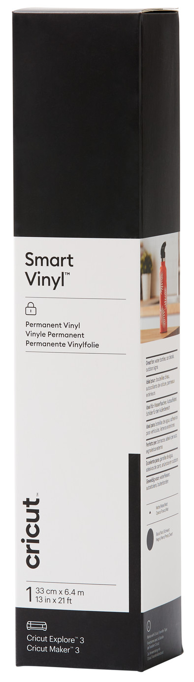 Cricut Smart Vinyl Permanent 33x640 Zwart is nooit meer leverbaar