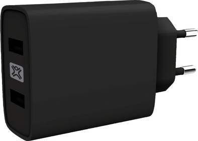 XtremeMac Quick Charge Oplader met 2 Usb A Poorten 18W Zwart is nooit meer leverbaar