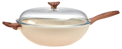 Le produit Sambonet Rock 'N' Rose Spadella Wok 32 cm Crème ne sera plus jamais disponible