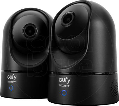Eufy Indoor Cam 2K Pan &amp; Tilt duo pack zwart is nooit meer leverbaar
