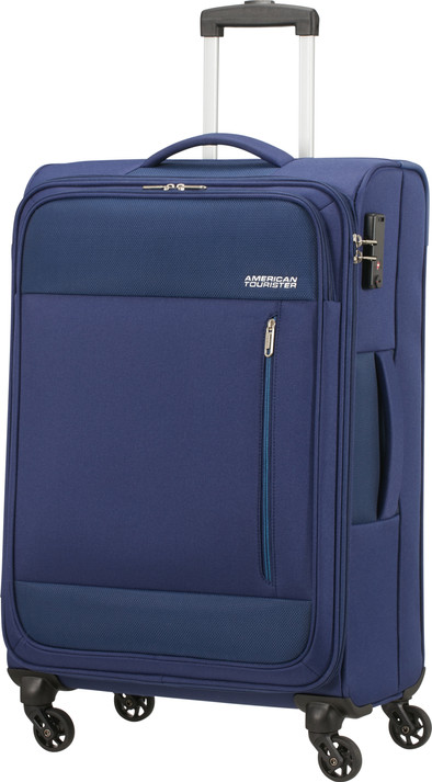 American Tourister Heat Wave Spinner 68cm Combat Navy is nooit meer leverbaar