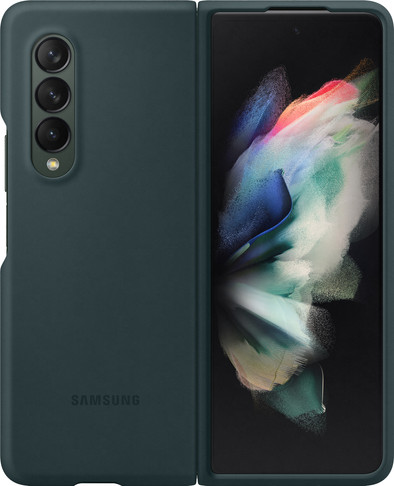 Samsung Galaxy Z Fold 3 Siliconen Back Cover Groen is nooit meer leverbaar