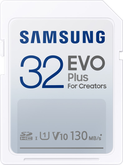 Samsung EVO Plus 32GB SDHC is nooit meer leverbaar