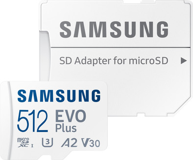 Samsung MicroSDXC EVO Plus 512GB 120MB/s is nooit meer leverbaar