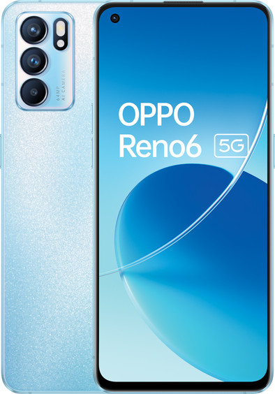 Le produit OPPO Reno6 128 Go Bleu 5G ne sera plus jamais disponible