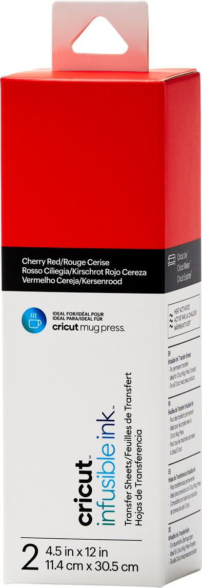 Cricut Infusible Ink Transfervellen 2-pack (Kersenrood) is nooit meer leverbaar