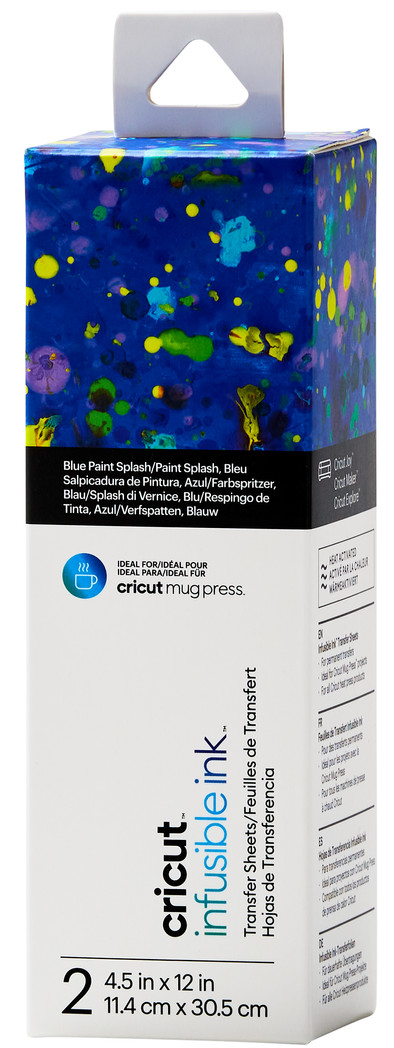 Le produit Cricut Infusible Ink Feuilles de Transfert Lot de 2 (Éclaboussure de Peinture Bleu) ne sera plus jamais disponible