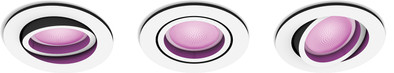 Le produit Philips Hue Centura Spot Encastré White and Color Rond Blanc Lot de 3 ne sera plus jamais disponible