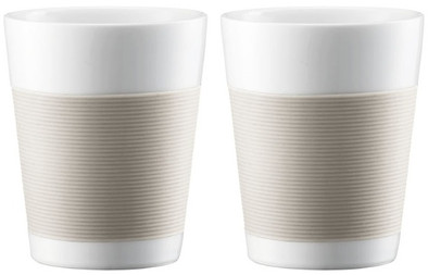 Bodum Canteen 2 Mokken Porselein 0,2 L Gebroken Wit is nooit meer leverbaar