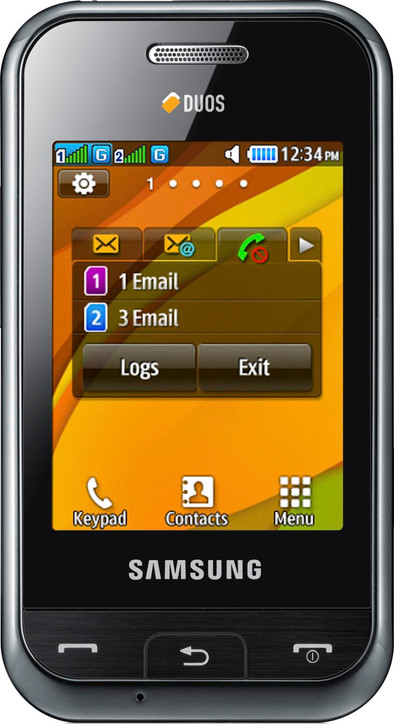 Samsung E2652 Champ Dual Sim Black is nooit meer leverbaar