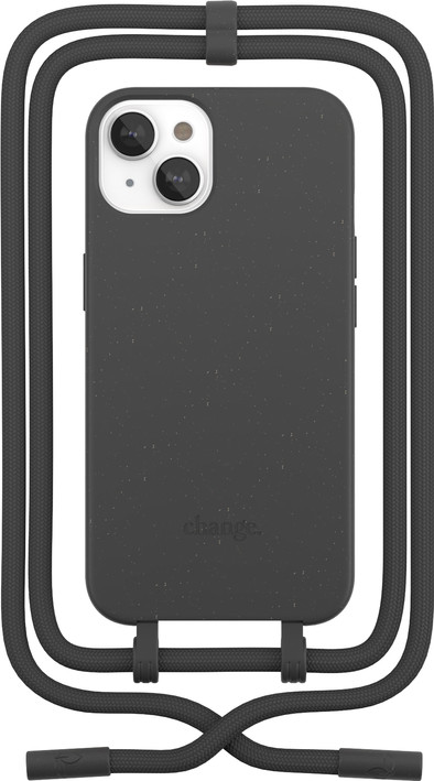 Change Case Apple iPhone 13 Back Cover met Koord Zwart is nooit meer leverbaar