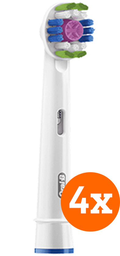 Oral-B 3D White Opzetborstel 4 Stuks is nooit meer leverbaar