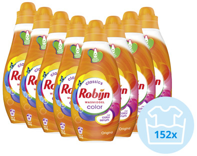 Le produit Robijn Petit &amp; Puissant Classics Color Lessive Liquide - 8 pièces ne sera plus jamais disponible