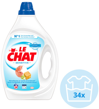Le Chat Sensitive Universal Wasmiddel is nooit meer leverbaar