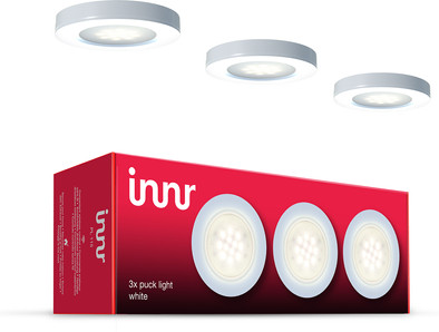Innr Smart LED Puck lights, White, 2.700K - ZLL - incl. Control Box + EU power supply is nooit meer leverbaar
